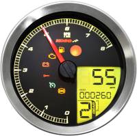 Koso North America - Koso North America LCD Color Change Speedo And Tachometer - Silver Bezel - BA051201 - Image 5