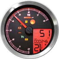 Koso North America - Koso North America LCD Color Change Speedo And Tachometer - Silver Bezel - BA051201 - Image 8