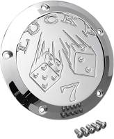 Joker Machine - Joker Machine Billet Derby Cover - Lucky 7 Chrome - 06-99L - Image 2