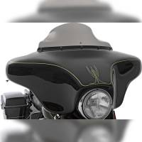 Klock Werks - Klock Werks 6.5in. Flare Windshield - Dark Smoke - KW05-01-0196 - Image 1