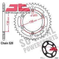 JT Sprockets - JT Sprockets Steel Rear Sprocket - 43T - JTR822.43 - Image 1