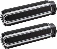 Arlen Ness - Arlen Ness Billet Grips - 10-Gauge - Black - 07-124 - Image 1