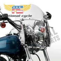National Cycle - National Cycle SwitchBlade Shorty Windshield - Clear - N21733 - Image 1