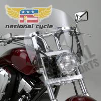 National Cycle - National Cycle SwitchBlade Shorty Windshield - Clear - N21707 - Image 1