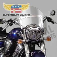 National Cycle - National Cycle SwitchBlade Shorty Windshield - Clear - N21737 - Image 1