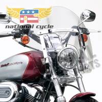 National Cycle - National Cycle SwitchBlade Shorty Windshield - Clear - N21717A - Image 1