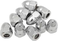 Drag Specialties - Drag Specialties Chrome Acorn Nuts - 10-32 - MPB102 - Image 1
