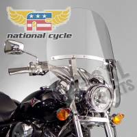 National Cycle - National Cycle SwitchBlade 2-Up Windshield - Clear - N21135 - Image 1