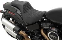 Drag Specialties - Drag Specialties Predator III Seat - Double Diamond - Black Thread - 0802-1072 - Image 2