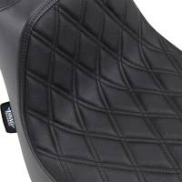 Drag Specialties - Drag Specialties Predator III Seat - Double Diamond - Black Thread - 0802-1072 - Image 3