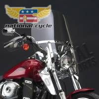 National Cycle - National Cycle SwitchBlade 2-Up Windshield - Clear - N21119A - Image 1