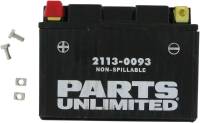 Parts Unlimited - Parts Unlimited AGM Factory Activated Maintenance-Free Battery - CTZ14S - Image 3