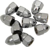 Drag Specialties - Drag Specialties Chrome Acorn Nuts - 5/16in.-18 - MPB105 - Image 1