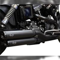 S&S Cycle - S&S Cycle Grand National Slip-On Mufflers - Black Ceramic - 550-0725 - Image 1