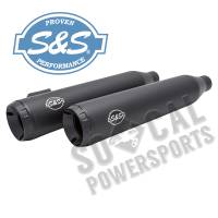 S&S Cycle - S&S Cycle Grand National Slip-On Mufflers - Black Ceramic - 550-0725 - Image 2