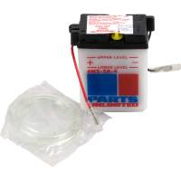 Parts Unlimited - Parts Unlimited 6V Conventional Battery - 6N22A4 - Image 1