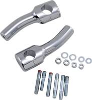 Drag Specialties - Drag Specialties 1-1/2in. Big Buffalo Risers - 5-1/2in.with 1in. pullback - Chrome - 0602-0469 - Image 1