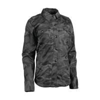 Speed & Strength - Speed & Strength Speed Society Armored Moto Womens Shirt - 880436 - Camo - X-Small - Image 1