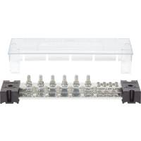 Blue Sea Systems - Blue Sea PowerBar 1000 - 12 3/8" Terminal Studs w/Cover - Image 1
