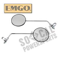 Emgo - Emgo Universal Clamp-On Mirror - Round, for 7/8in. Handlebars Both - 20-64510 - Image 3