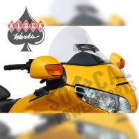 Klock Werks - Klock Werks 14in./18in. Flare Windshield - Vented - Clear - KWW-06-0258 - Image 1