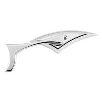 BikeMaster - BikeMaster Sickle Mirror - Chrome - 600268 - Image 1