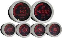 Koso North America - Koso North America Digital Gauge Cluster - Silver - BA050901 - Image 1