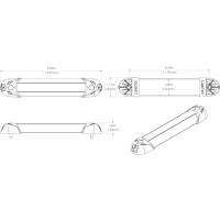 Lumitec - Lumitec Mini Rail2 &ndash; 6" LED Utility Light - Spectrum RGBW - Brushed Finish - Image 4