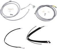 Burly Brand - Burly Brand Handlebar Cable/Line Install Kit - Stainless Steel - B30-1233 - Image 1
