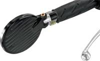 Joker Machine - Joker Machine Folding Bar End Mirror - 2 1/4in. Round - Black Anodized - 09-302B - Image 2