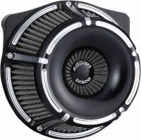 Arlen Ness - Arlen Ness Inverted Series Air Cleaner Kit - Slot Track - Black - 18-921 - Image 1