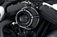 Arlen Ness - Arlen Ness Inverted Series Air Cleaner Kit - Slot Track - Black - 18-921 - Image 2