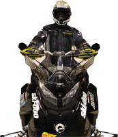 Powermadd - Powermadd Cobra Windshield - Mid - 20in. - Black - 13630 - Image 3