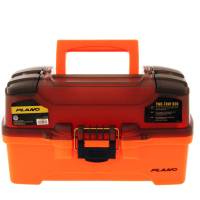 Plano - Plano 2-Tray Tackle Box w/Dual Top Access - Smoke &amp; Bright Orange - Image 2