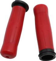 Avon Grips - Avon Grips Old School Grip - H-D with Throttle Slide - Red - OLD-69-RED-FLY - Image 2