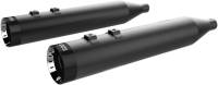 Khrome Werks - Khrome Werks 4.50in. HP-Plus Slip-Ons - Black with Black Turbine Billet End Caps - 202845 - Image 2