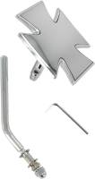 Drag Specialties - Drag Specialties Maltese Mirror - Round Stem - 60-6009-SC4 - Image 1
