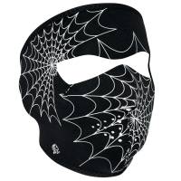 Zan Headgear - Zan Headgear Full Face Mask - WNFM057G - Spider Web Glow in the Dark - OSFM - Image 1
