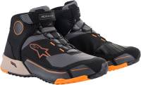 Alpinestars - Alpinestars CR-X Drystar Riding Shoes - 26118201284-9.5 - Black/Light Brown/Orange - 9.5 - Image 1