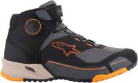 Alpinestars - Alpinestars CR-X Drystar Riding Shoes - 26118201284-9.5 - Black/Light Brown/Orange - 9.5 - Image 6