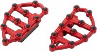 Arlen Ness - Arlen Ness Passenger Floorboards - Red Anodized - 06-898 - Image 1