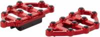Arlen Ness - Arlen Ness Passenger Floorboards - Red Anodized - 06-898 - Image 3