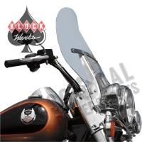 Klock Werks - Klock Werks 19-3/8in. Flare Billboard Windshield - Clear - KWW-02-0217 - Image 2