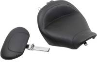 Mustang - Mustang Wide Vintage Solo Seat with Driver Backrest - 79100 - Image 1