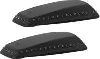 Mustang - Mustang Saddlebag Lid Cover - Black Studs - 77624 - Image 1