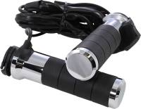 Koso North America - Koso North America Cable Throttle Titan-X Heated Grips - Chrome - AX068M10 - Image 1