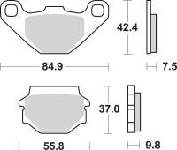 SBS - SBS HF Ceramic Brake Pads - 546HF - Image 2