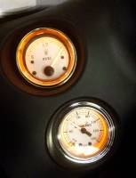 Legends - Legends Fairing Mounted LED Backlit PSI Gauge - Silver with White Face - 2212-0485 - Image 2