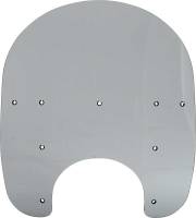 Memphis Shades - Memphis Shades Replacement Plastic for OEM Windshields - 17in. - Dark Black Smoke - MEP62212 - Image 1