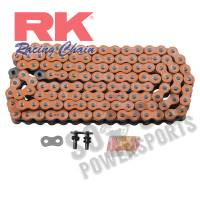 RK - RK 525 Max-X Chain - 120 Links - Orange - 525MAXX-120-DD - Image 1